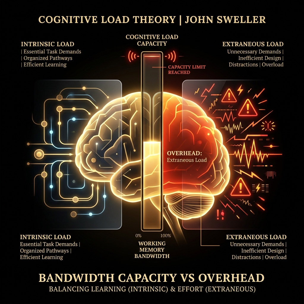 Sweller Cognitive Load Theory Graphic